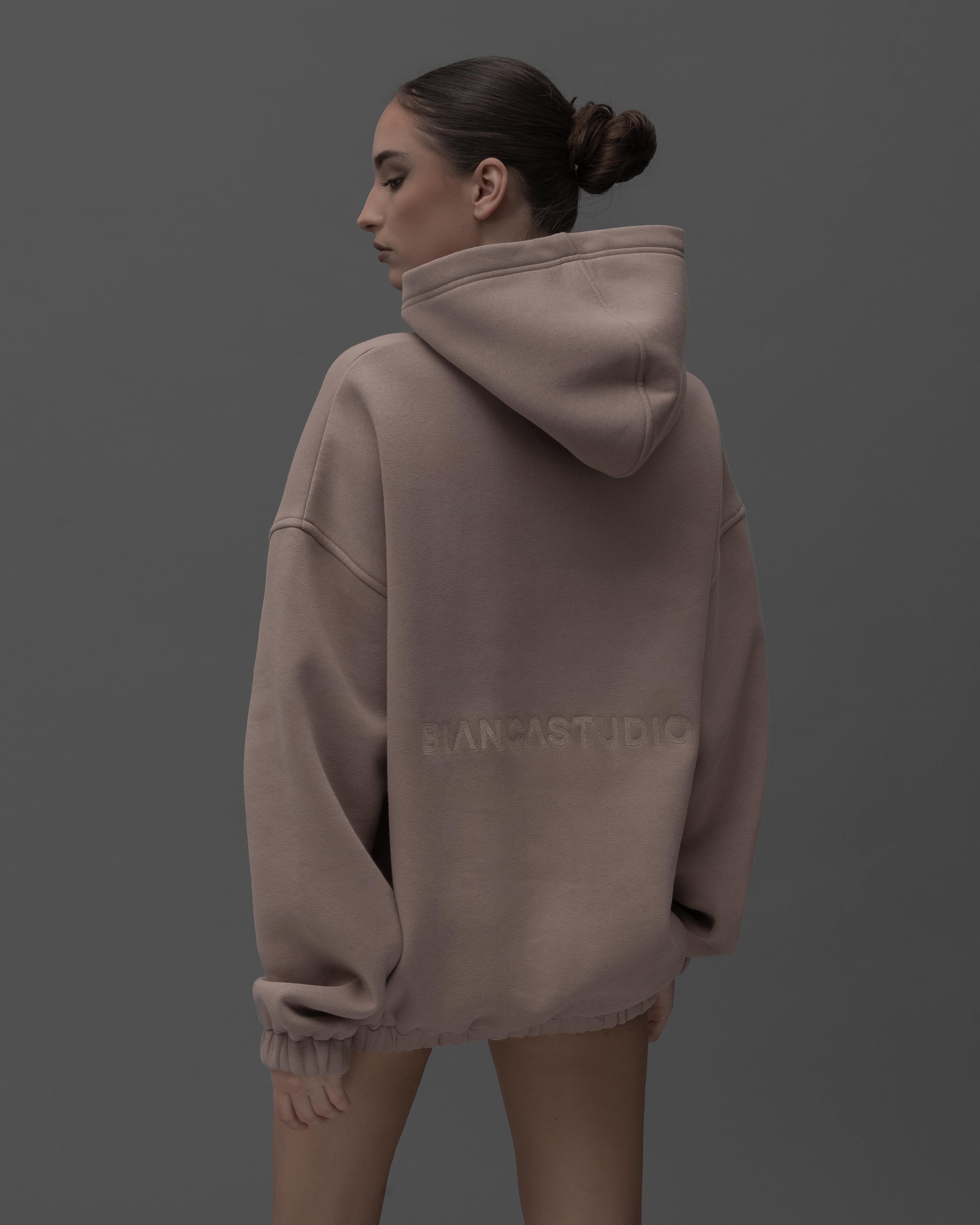 CAPPUCCINO OVERSIZED HOODIE