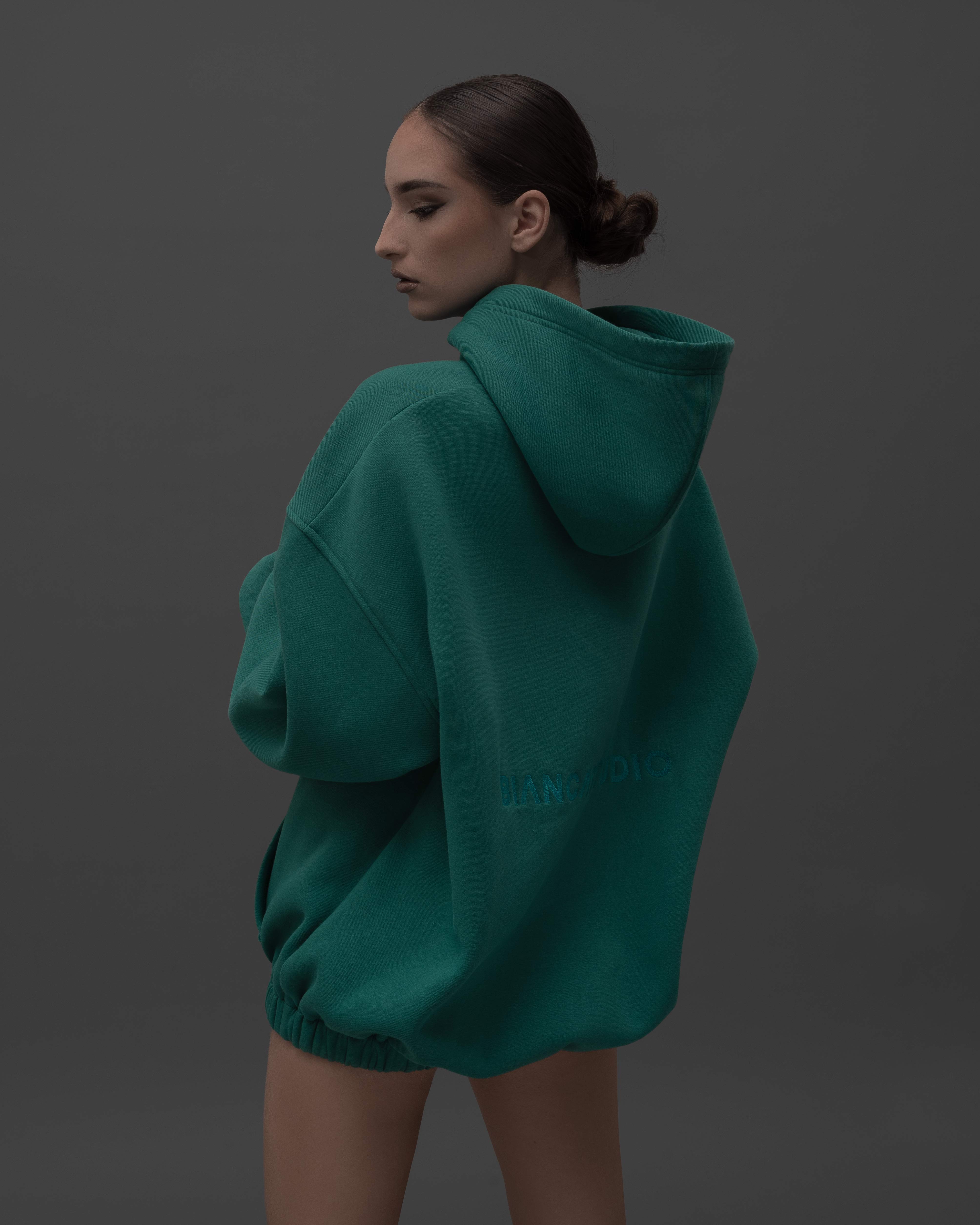 MALACHITE OVERSIZED HOODIE