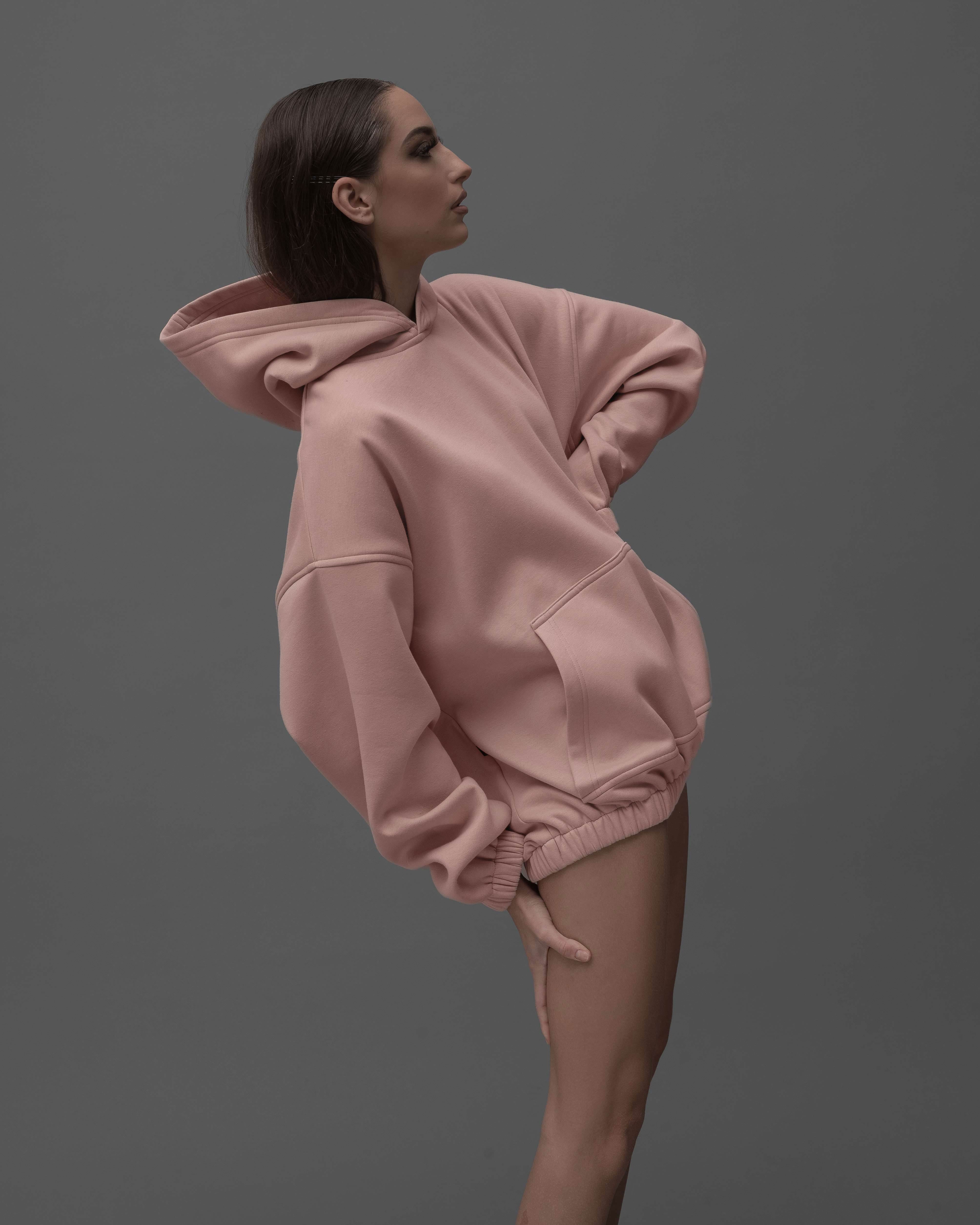 ROSE OVERSIZED HOODIE
